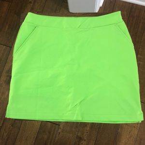 Loudmouth Golf Lime Green Skort size 8